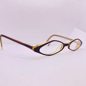 Vintage Booth & Bruce England Eyeglasses Frames Authentic Cola Sunshine 319 47MM
